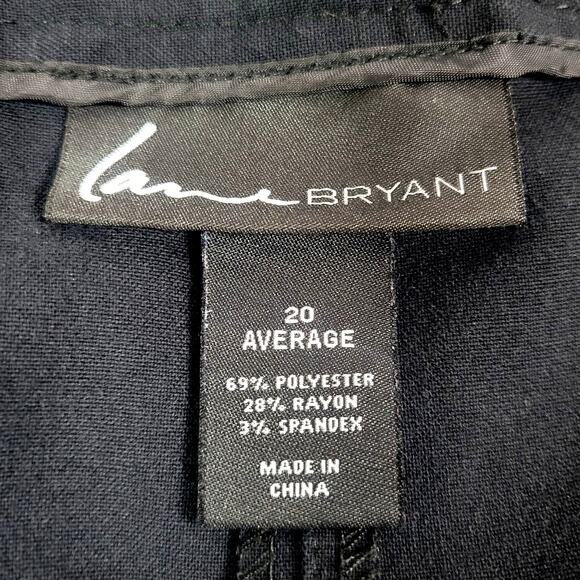 Lane Bryant Black Wide Leg Dress Pants Size‎ 20 - Picture 3 of 5